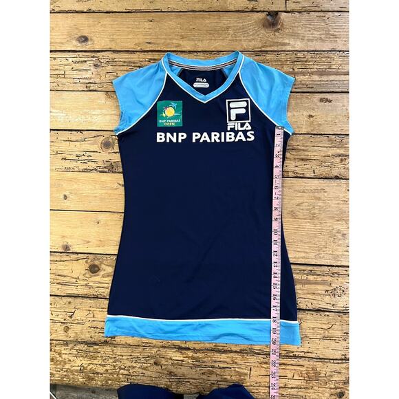 Fila Navy and Sky Blue Tank Top - Picture 3 of 9